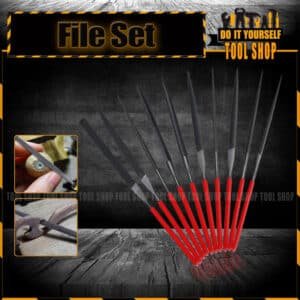 10 Pcs File Needle Set 140mm