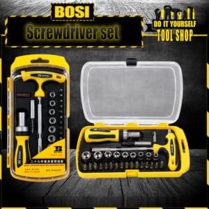 Bosi 29 Pcs Screwdriver Bits and Soket Set Interchangeable BS463029