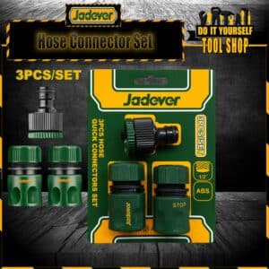 Jadever 3 Pcs Hose Connector Adapter Set 1/2" JDQC2E33