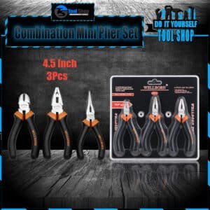 3 Pcs 4.5 Inch Durable Pliers Set Combination delivery pakistan