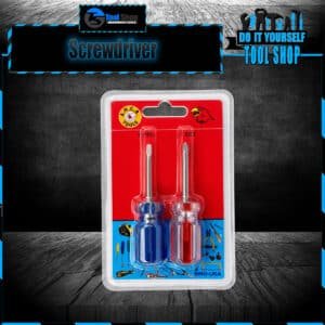 2 pcs Flat Phillips Screwdriver Mini Screw Driver Short Small Split Repair Tools Kit Set Green+Red