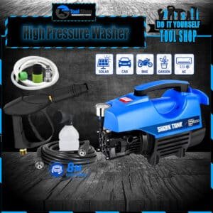 High Pressure Washer for Solar Panel Car AC Garden Cleaning