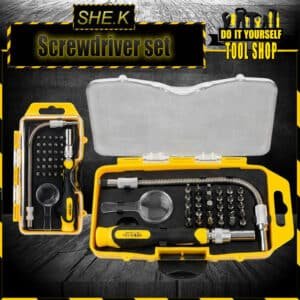 She.k 33 Pcs Screwdriver Set SK-1193 CrV